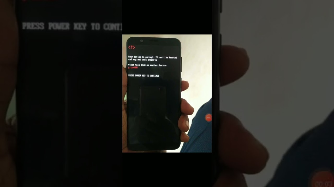 YOUR DEVICE IS CORRUPT ISSUE IN ASUS PHONES.