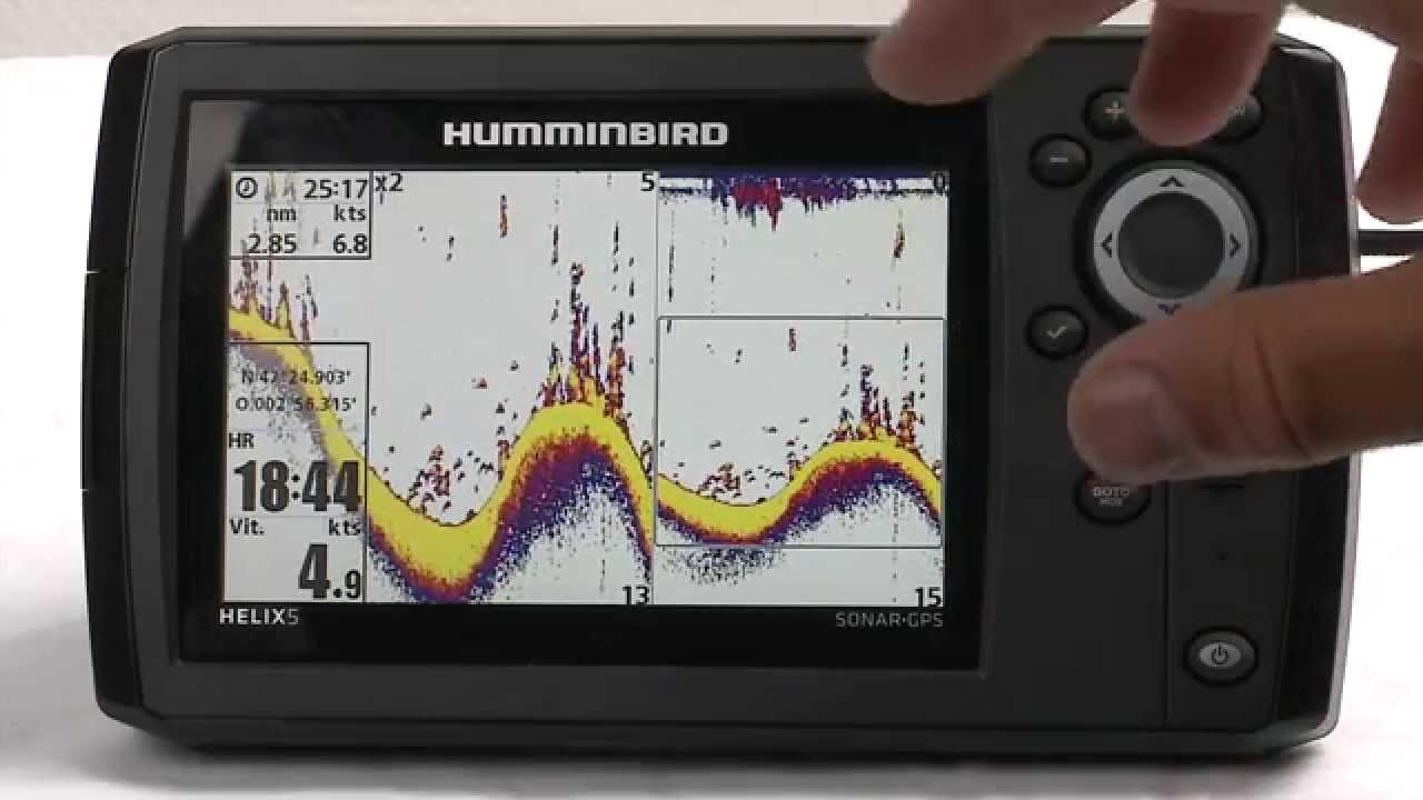 Humminbird HELIX 5 Sonar 5/" WVGA couleur poissons G2
