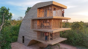 You Won’t Believe How This 3‑Story Bamboo Home Was Built