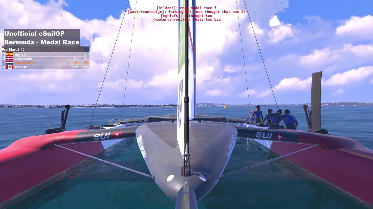 The unofficial eSail GP is Live!  - Event 2 - Bermuda