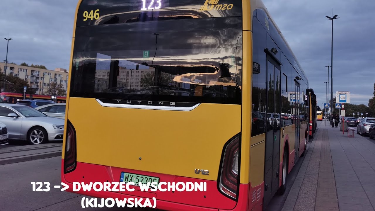 123 ➡️ Dworzec Wschodni (Kijowska) - Yutong U12 #946 MZA Warszawa