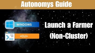 Autonomys - Windows 11 CLI - Launch a Farmer (Non-Cluster)