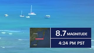 Hawaii under tsunami warning