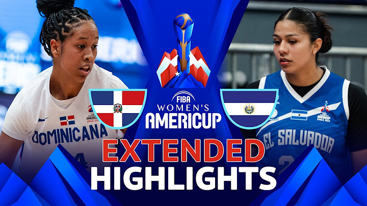 Dominican Republic 🇩🇴 vs El Salvador 🇸🇻 | Extended Highlights | FIBA AmeriCup Women 2025