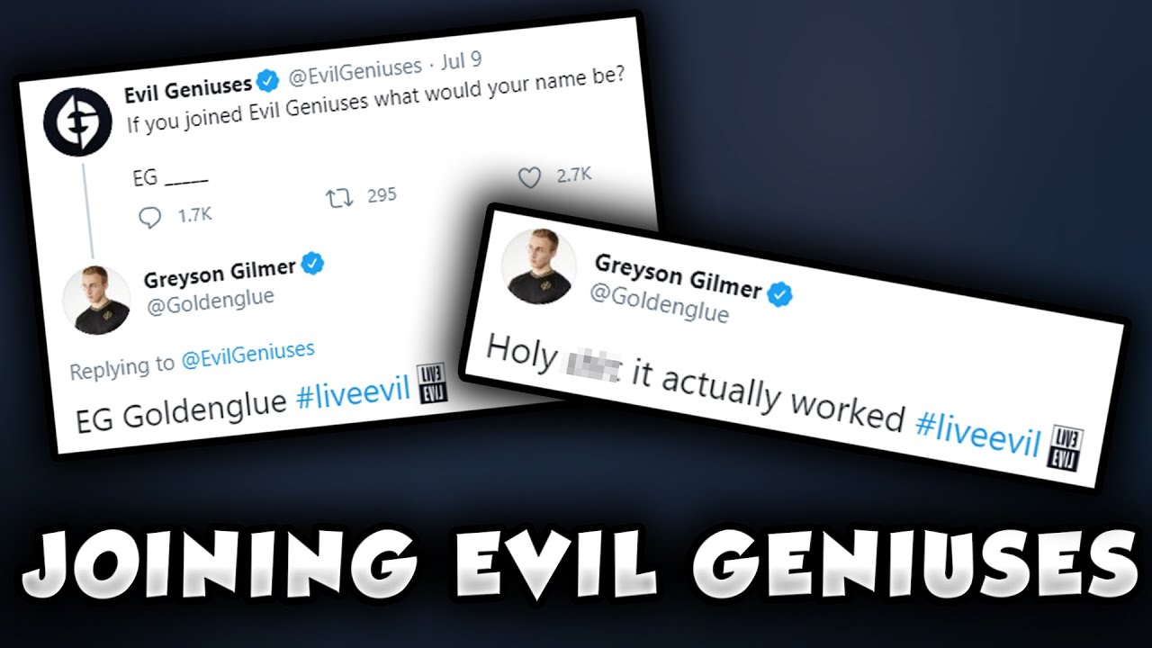 I PREDICTED THE FUTURE?!? - I joined Evil Geniuses!