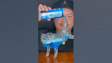 ASMR Drinking Sounds 2 Types Of Water In Tiger Glass Bottle Asmr Drinkasmr Shotrs 