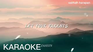 NAHALAL KAWIN KARAOKE ZAHEEN - (ENGLISH VERSION)