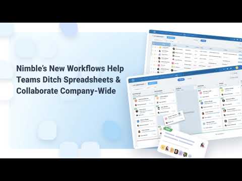Getting Started with Nimble's Workflow Feature