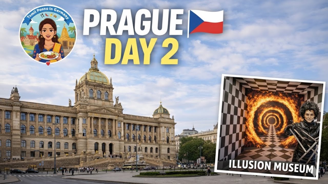 From History to Illusions 😍 Prague Day 2 | Prague National Museum Full Tour | Tamil Vlog 