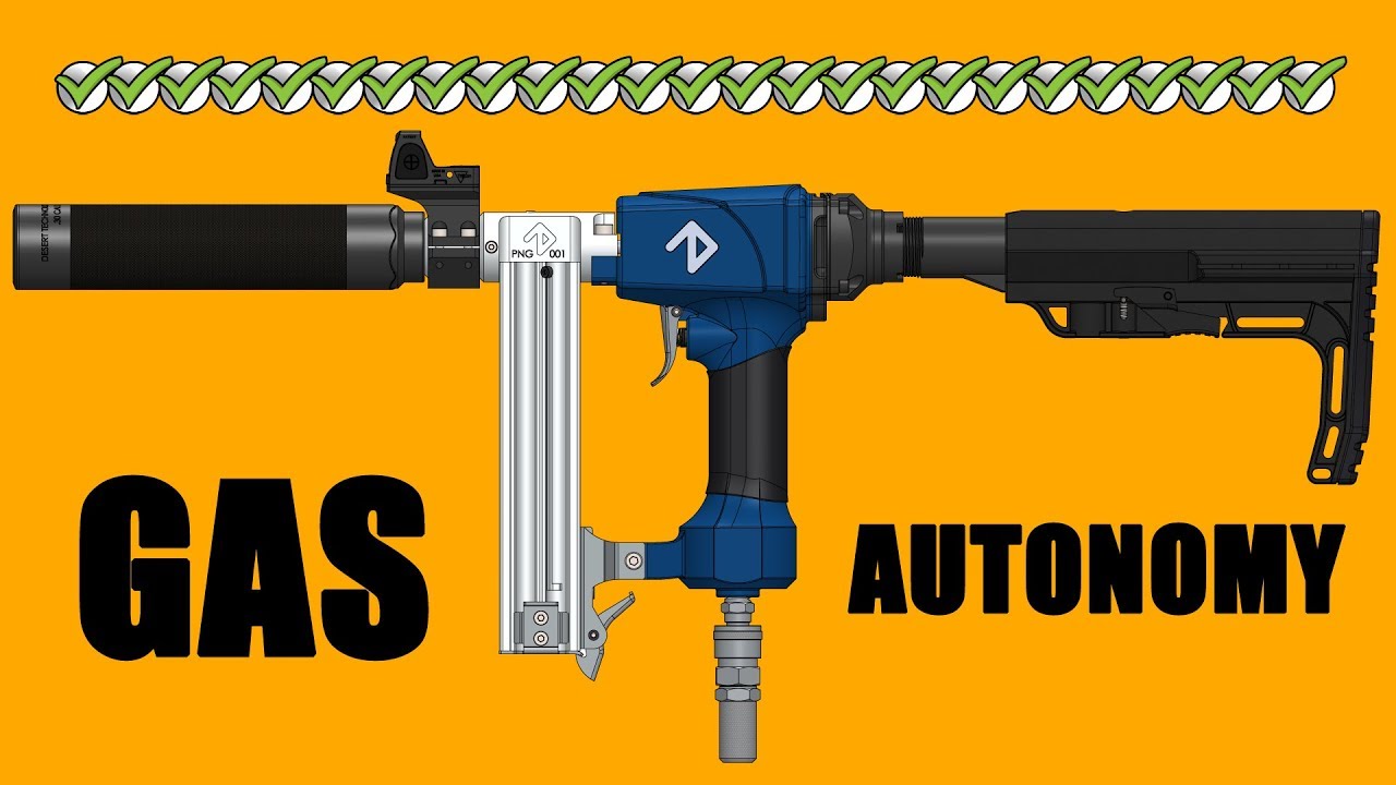 Pneumatic Nail Gun gas autonomy YouTube