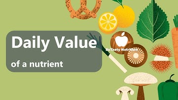 What is Daily Value？What is DV and %DV? | Food label lingoes revealed here