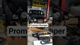 Proman Bumper #Thar #MahindraThar #TharModification #TharAccessories #OffRoadLife