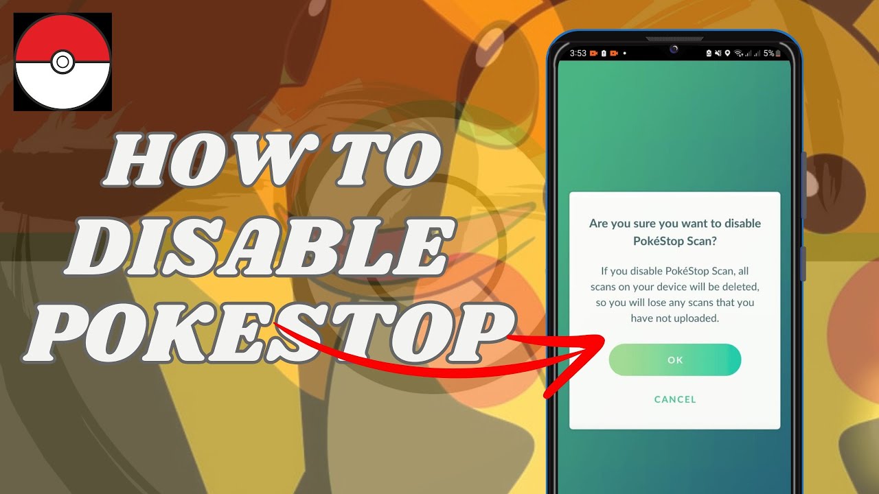 How To Disable Pokestop Scan on Pokémon go? 2024 | Pokémon go