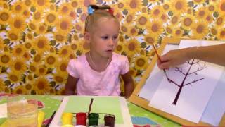 Как научить ребёнка 4 лет рисовать дерево#How to teach a child of 4 years to paint a tree Как научить ребёнка 4 лет рисовать дерево#How to teach a child of 4 years to paint a tree