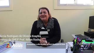 Volta às aulas na Rede Municipal de Ensino