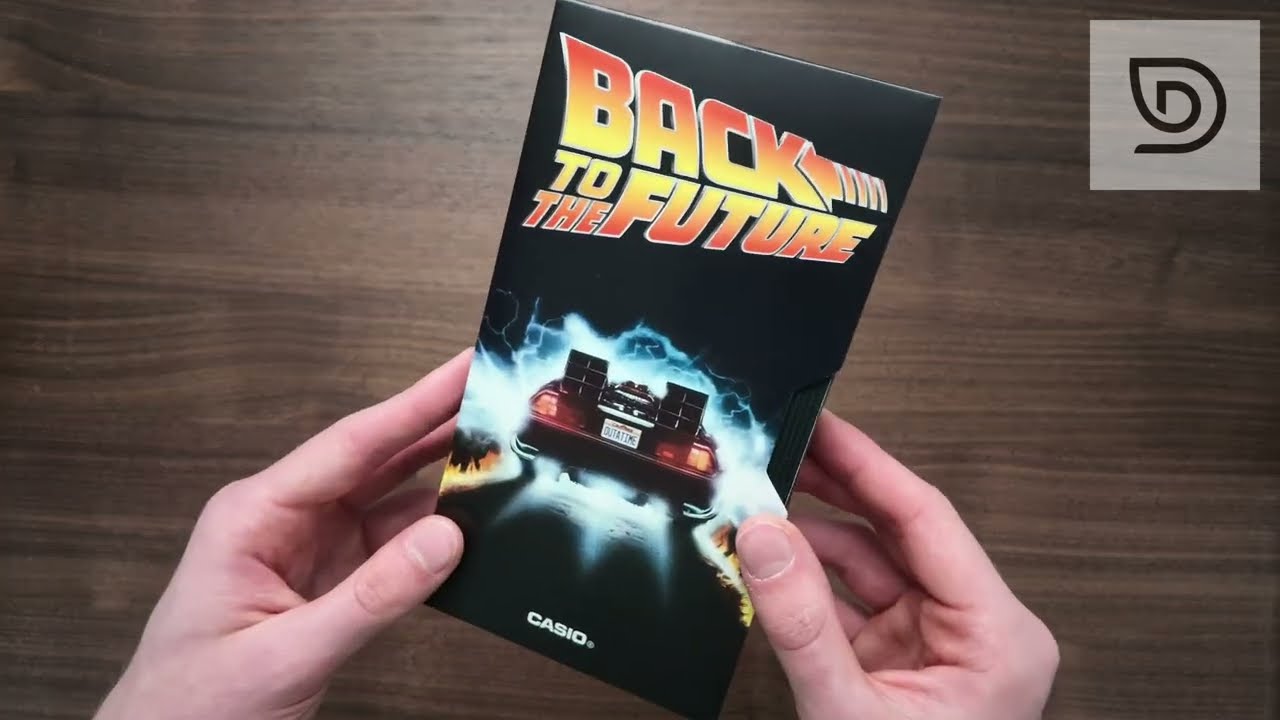 Casio CA-500WEBF-1AER Back To The Future Unboxing - YouTube