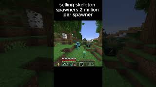 Selling spawners on DonutSMP
