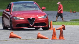 2017 Alfa Romeo Giulia Ti Q4 - 2022 BMW CCA NCC Autocross - Test and Tune 2