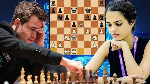 Magnus Carlsen vs Tania Sachdev chess game 23