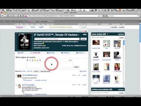 Como Colocar Musica no Perfil do NOVO ORKUT "2" (W...