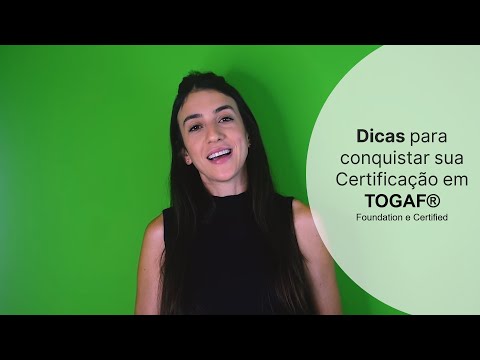 Vídeo: Como posso obter a certificação Togaf?