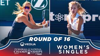 Kate Fahey v Hannah Blatt at the Veolia Pickleball National Championships