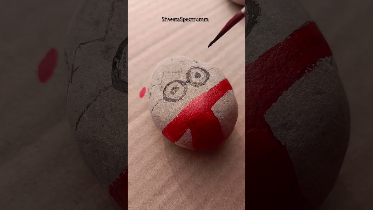 Cute stone painting 😍❤️