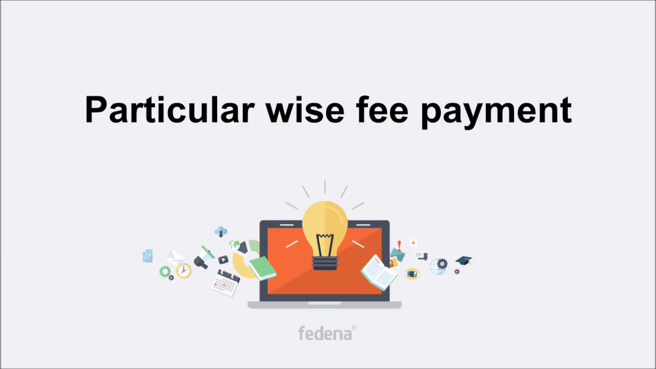 Particular wise fee payment YouTube