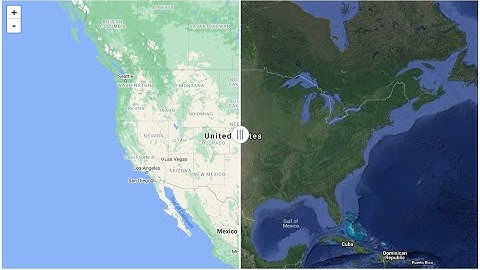 Creating a split-panel map using leafmap with only one line of code