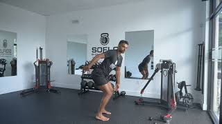 Heels Elevated Hinge-Squat-Hinge