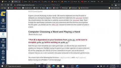 CPCS 2100 Problem Set 4 Problem 4