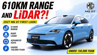610km Range And LiDAR! | 2027 MG 07 First Look