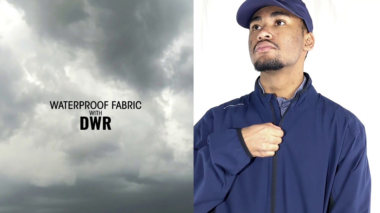 Sun Mountain Monsoon Pullover Golf Rain Jacket Mens Size XL Quarter Snap  Front | eBay
