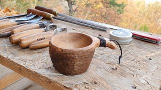Ceviz ağacı kuksa yapımı / Making kuksa cups from walnut wood
