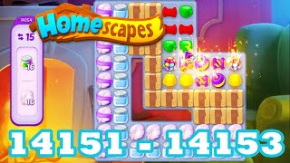 Homescapes Level 14151 - 14153 HD 3 - match puzzle Gameplay | android | IOS | 14152 | GameGo Game