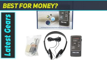 Spy-Hawk Pro-10G Bug Detector: Ultimate Spy Camera & GPS Tracker Finder!