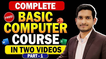 Complete Basic Computer Course in Hindi | Part 1