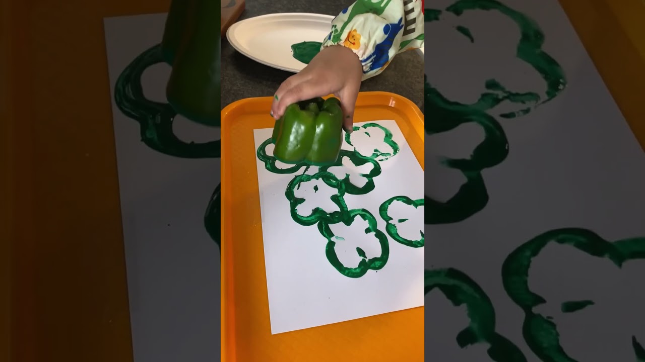 St. Patrick's Day Activity 5 | Bell Pepper Shamrocks 🍀
