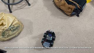 Obstacle-aware Navigation with Maximum-clearance Path Selection by Ethan and Nhat