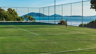 1 hour of tennis rally for Relaxing,Sleeping and Meditation