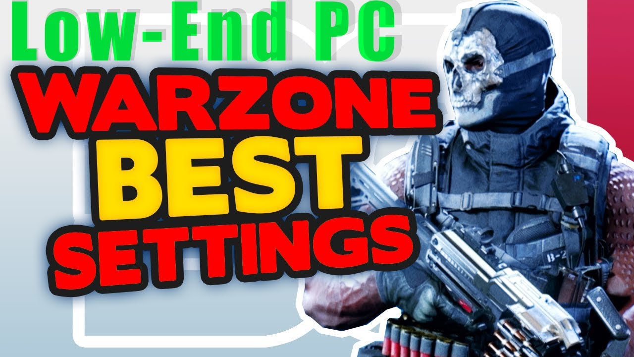 Call of Duty Modern Warfare Low End PC Settings ***Huge FPS Boost*** YouTube