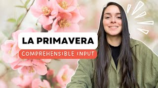 Thumbnail image for 🌺La primavera - Spanish for pre-intermediate level | Comprehensible input in Spanish