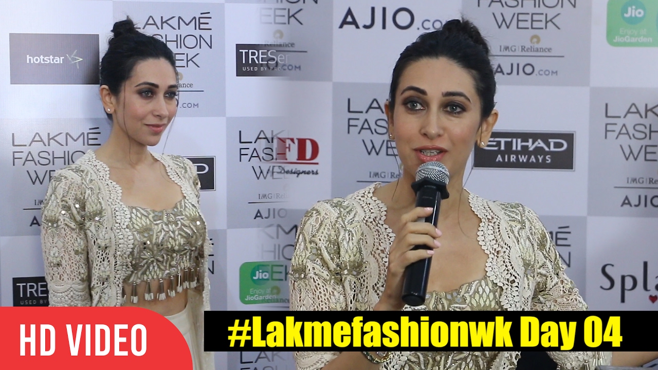 Karisma Kapoor Full Interview | lakme fashion Week Summer Resort 2017 Day 04
