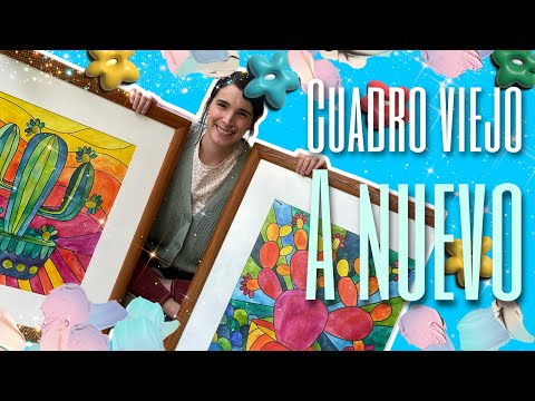 Cómo usar un marco viejo y hacer una obra de arte