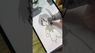i use @sketchar to draw #toji from #jjk #ardrawing #sketchar