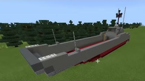 How To Build The Serna Class Landing Craft In Minecraft (1.5:1)