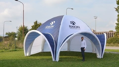 AXION | SPIDER | AUFBLASBARES DOMEZELT FÜR GROSSVERANSTALTUNGEN