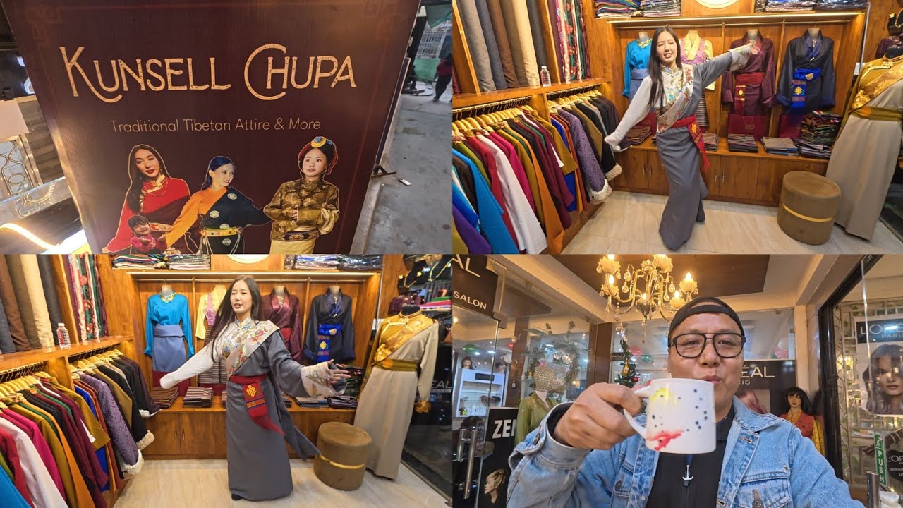 New kunsel chupa shop M.T. n her dancing skill #freetibet ##tibetanyoutuber 