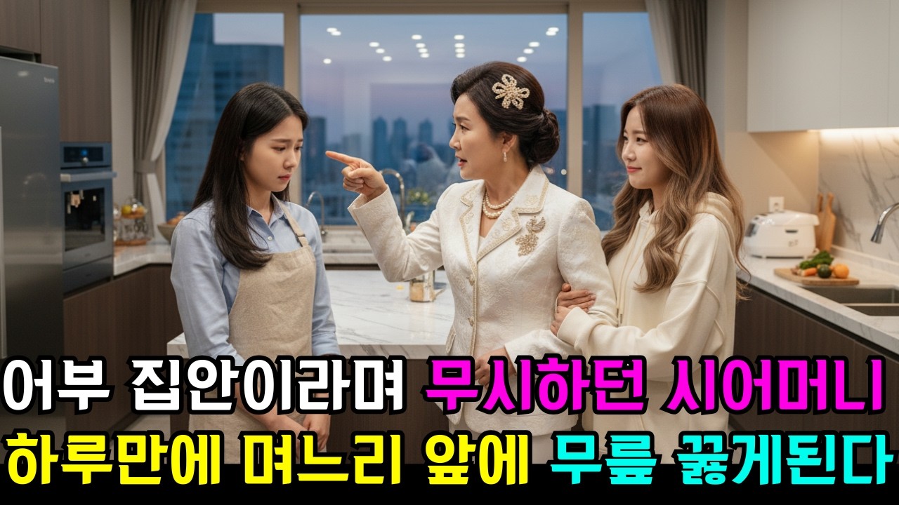 가난한 어부 집안이라며 며느리를 무시하던 시어머니와 시누이, 며느리 앞에 무릎을 꿇게된 이유는..? [인생 이야기 | 반전사연 | 사연 라디오 | 오디오 드라마]