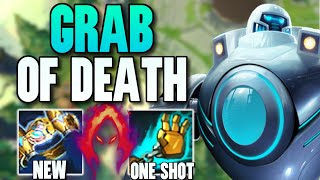 DON'T GET GRABBED OR YOU DIE INSTANTLY! *NEW* ROCKETBELT BLITZCRANK - League of Legends